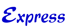 Express font